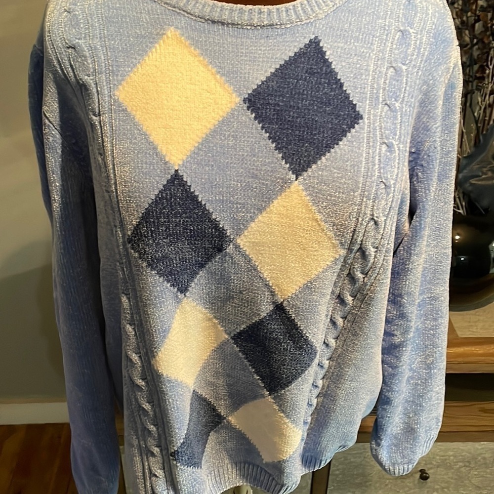 Alfred Dunner Blue Size 1X Sweater - Picture 3 of 6
